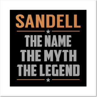 SANDELL The Name The Myth The Legend Posters and Art